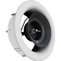 Lindab Ventilhus AIRYB Ø160 mm til AIRYFB frontplade. Monteres i kanalsystem, farve RAL9003. Anvendes til både indblæsning og udsugning.