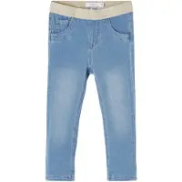 Name it Leggings - Noos - NmfSalli - Light Blue Denim - - 68 - Leggings