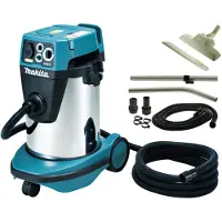 Makita VC3211HX1, Tørr & våt, Sort, Blå, Rustfritt stål, H, 40 l, 32 l, 27 l