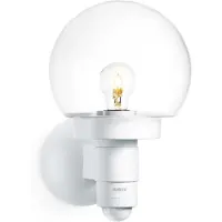 Steinel AUSSENLEUCHTE L 115 S WS 657413 utendørs vegglampe med bevegelsessensor LED (RGB) E27 60 W hvit