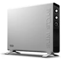 De'Longhi Slim Style HCX 3220FTS - Varmer - veggmontert, frittstående - 2000 W - hvit/svart