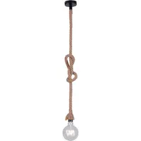 JUST LIGHT Rope pendellampe med tau, 1 lyskilde