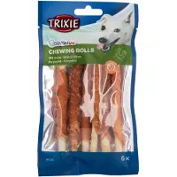 Trixie Denta Fun Rolls med kylling - Økonomipakke: 12 stk, ca. 28 cm (1 kg)