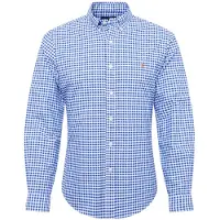 Ralph Lauren for man. 710549084010 Slim Fit Oxford Sport Shirt blue (XXL), Casual, Cotton, Classic, Long sleeve