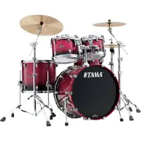 Tama Starclassic Walnut/Birch 4pc Shell Pack Molten Raspberry Fade