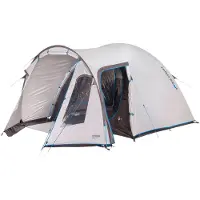 High Peak TESSIN 5.0 CLIMATE PROTECTION 80, Camping, Hard ramme, Kuppel/Igloo telt, 5 person(er), 7,5 kg, Svart, Blå, Grå