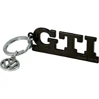 Vw-collect VW GTI nøglering m. logo vedhæng, sort