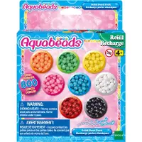 AquaBeads Perler - 800+ stk. - Solid Perlepakke - Flerfarget - - OneSize - Perler