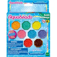AquaBeads Perler - 800+ stk. - Jewel Bead Pack - Flerfarget - - OneSize - Perler