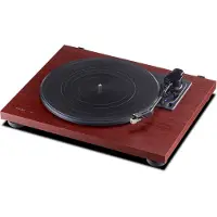 Teac TN-180BT-A3, Beltedrevet platespiller, Semi-automatisk, Sort, Kirsebær (frukt), MDF, Plast, 33 1/3,45,78 RPM
