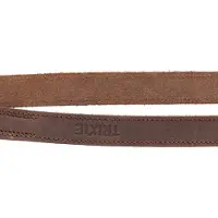 Trixie Rustic fedtg.læder justerbar line, L–XL: 2.00 m/25 mm, mørke