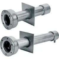 AstralPool Rustfritt Stål 00345 Veggrør Med 1 1/2´´ Innvendig Gjenger I Begge Ender For Innløp 16331 Potensialutjevningsuttak 340mm