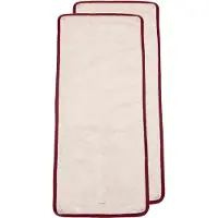 Filibabba Mellomlag for Stelleunderlag - 2-pack - Deeply Red - - OneSize - Stelleunderlag