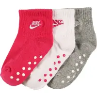 Nike Kids Sokker - 3-pack - Sklisikker - Rosa/Hvit/Grå - - 15 - Sokker