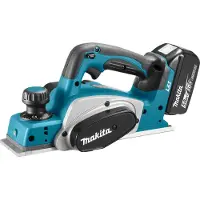 Makita LXT DKP180RTJ - Høvelmaskin - trådløs - 82 mm - 2 batterier, inkludert lader - 18 / 36 V
