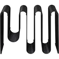 AYTM magasinholder Curva, svart, bredde 40 cm, stål