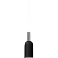 AYTM Luceo hengelampe, sylinderformet, svart, Ø 12 cm