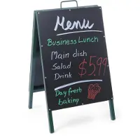 Hendi Frittstående MENY reklameinformasjonstavle for restauranter 500x850mm - 664117
