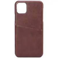 Onsala Collection Mobilecover Brown iPhone 11 Pro Max Creditcard Pocket