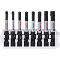 Bosch Impact Control-skrutrekkerbits, pakke med 8 deler, 1xT15, 2xT20, 2xT25, 2xT30, 1xT40