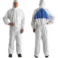 3M 4540+XL, Blå, Hvit, XL, Strålingsbestandig, Sprutsikker, EN 1149-5 - Electrostatic Properties,? EN 1073-2 Particulate Radioactive Contamination,? EN..., Spunbond Meltblown Spunbond (SMS)