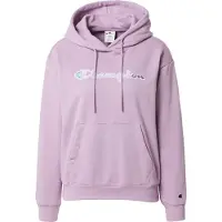Champion Fashion Hettegenser - Lilla m. Logo - - 18-20 år - Hettegenser