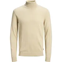Jack & Jones Emil Knit Roll Neck Detail Melange Genser
