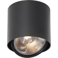 QAZQA Design spotlight svart AR111 - Impact