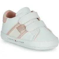 Tommy Hilfiger Tøfler - Borrelås - White/Blue - - 18 - Tøfler