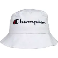 Champion Bøttehatt - Hvit m. Logo - - L/XL - Bøttehatt