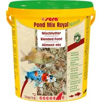 Sera Pond Mix Royal, Damfisk, Tørr fiskemat, Mix, Stor, Medium, Liten (fingerbøl), 3,5 kg, 21 l