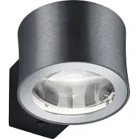 BANKAMP Impulse LED-vegglampe 1-lk. nikkel