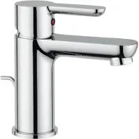 Nobili Image HV armatur m. BV - krom, 1-greb, flexsl. 3/8