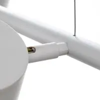 Aldex Hengelampe Bot, hvit, 4 lyskilder