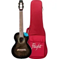 Flight Nighthawk Tenor Electro Ukulele Black Stain