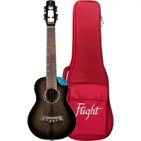 Flight Nighthawk Concert Electro Ukulele Black Stain