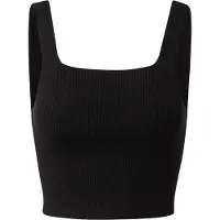 Urban Classics Cropped Knit Ermeløs T-skjorte