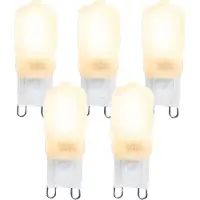 LUEDD Sett med 5 G9 LED-pærer CUTE PC 2W 200lm 2700K