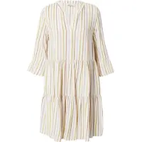 Tom Tailor Printed Babydoll Mini Kjole Med Lange Ermer