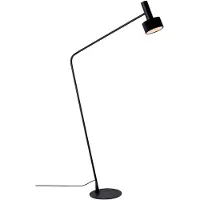 VIOKEF Gulvlampe Ariette med fløyelsskjerm, svart