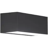 VIOKEF Utendørs LED-vegglampe Amelia, mørkegrå