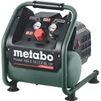 Metabo POWER 160-5 18 LTX BL OF - Luftkompressor - trådløs - oljefri - 70 l/min - 5 liter - 120 l/min - uten batteri - 18 V - SOLO