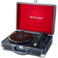 Muse MT-103 GD, Sort, 33,45,78 RPM, 100 - 240 V, 50/60 Hz, 113 mm, 350 mm