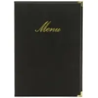 Securit A4 CLASSIC menuomslag i sort