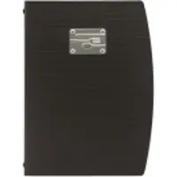 Securit A4 RIO menuomslag med bestikdesign i sort