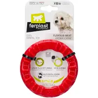 Ferplast Smile Tyggering, rød - Str. S: Ø 12 x H 2,4 cm