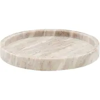 Meraki Marble Tray 3 x 25 cm - Beige