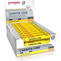 Sponser Sport Food Carnitin 1000 Kosttilskuddsboks Fersken 25ml 30 Enheter