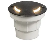 Fumagalli 1891 LED-innfellingslampe gulv Ceci 120-3L svart CCT