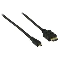 Goobay HDMI - Micro HDMI 2.0 - 2m - Svart